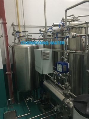 Reinigtes Wassersystem mit Materialbeweis und Schweißprotokoll für die Pharmaindustrie
