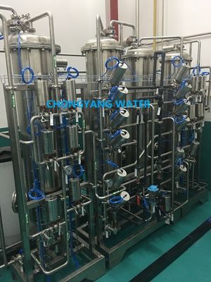 Reinigtes Wassersystem mit Materialbeweis und Schweißprotokoll für die Pharmaindustrie