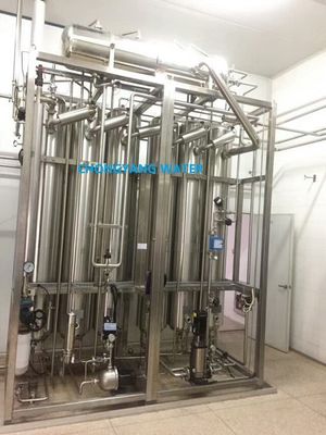 Mehrkolonnendestillationsanlage Handelsmaschine für Destilliertes Wasser Teiladampfung