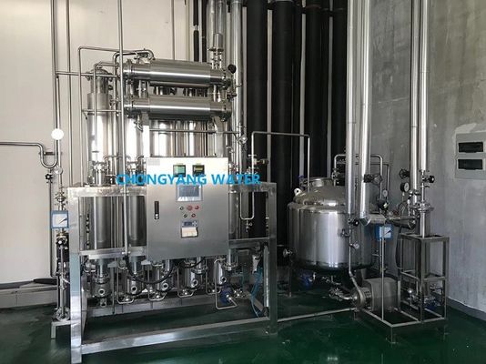 SS316L Multi-Säulen-Destillationsanlage mit vier Effekten, Maschine zur Herstellung von destilliertem Wasser für In-vitro-Diagnostika