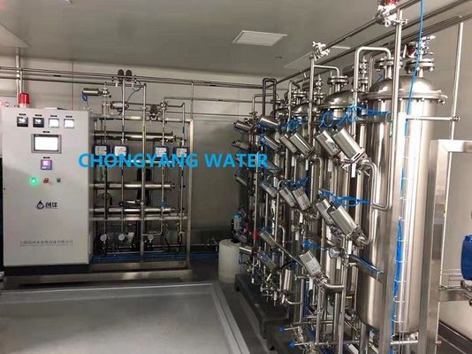 Verpackte Umkehrosmose + Elektrodeionisierung für gereinigtes Wasser