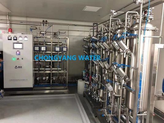Verpackte Umkehrosmose + Elektrodeionisierung für gereinigtes Wasser