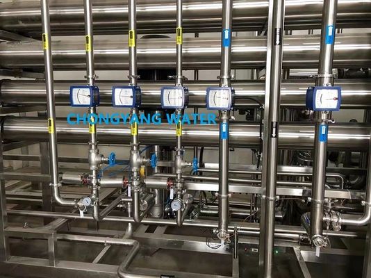 Verpackte Umkehrosmose + Elektrodeionisierung für gereinigtes Wasser