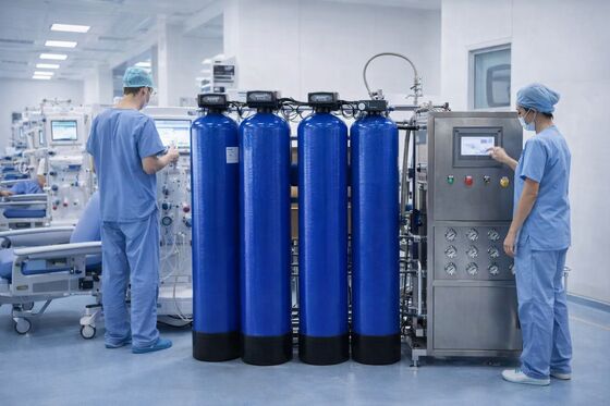 Medizinische Wasseraufbereitungssysteme RO EDI Wasserfiltrationstechnologie für medizinisches 100LPH