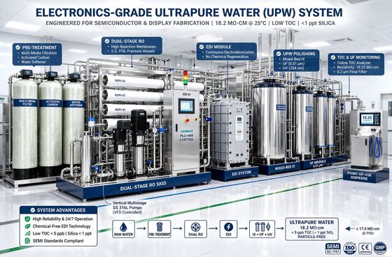 Elektro-Ionisierung Industrie-RO-Anlage Industriewasserreinigungsmaschine