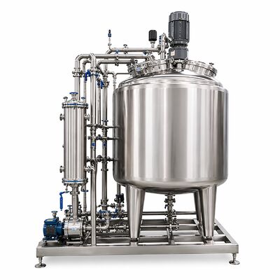 Biophar-Lösungsvorbereitungssystem 1000L mit SS316L-Gehäuse (GMP-Standard, Touchscreen-Steuerung)